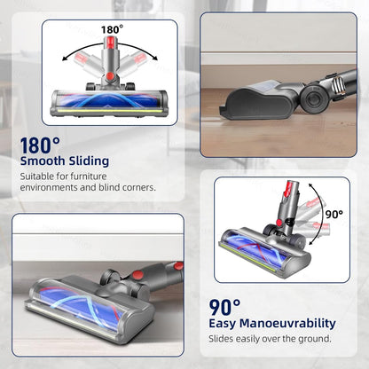 JNYLYFC Ersatz-Bodenbürste mit LED für Dyson V12 Detect Slim, V10 Slim