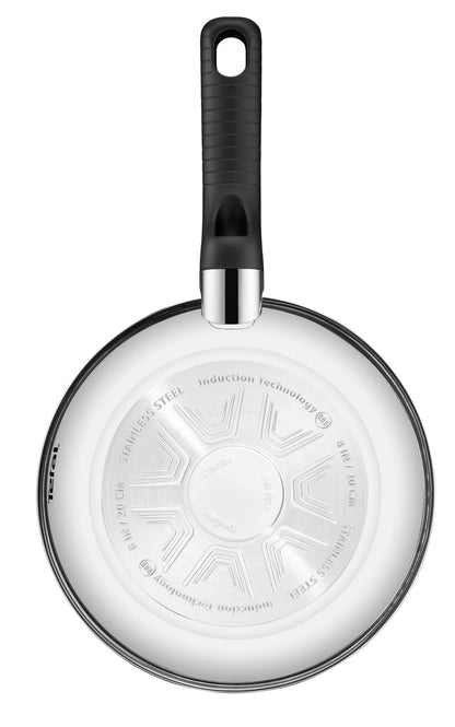 Tefal Comfort Max Bratpfanne 26 cm, Edelstahl, Antihaftbeschichtung