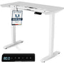Desktronic Höhenverstellbarer Schreibtisch Gestell – Elektrisch Dual-Motor. Schwarzes Metallgestell zur elektrischen Tischhöhenverstellung.
