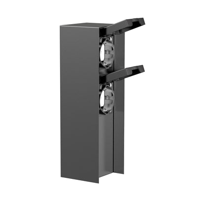 ledscom.de POMI Garten-Steckdosensäule IP44 2-fach Edelstahl 2 Stück