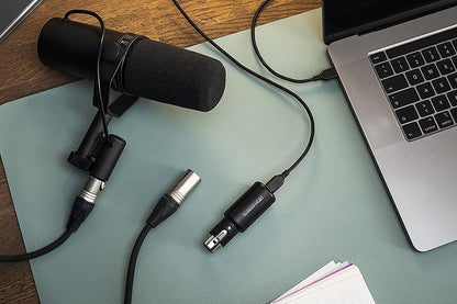 Shure MVX2U XLR-Mikrofon zu USB Digital-Interface mit Phantompower