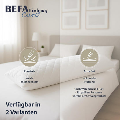 BEFA CARE Seitenschläferkissen 40x145 cm extra fest, OEKO-TEX