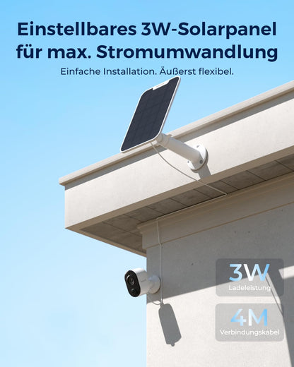 Reolink Argus 3 Ultra 4K Überwachungskamera mit Solarpanel