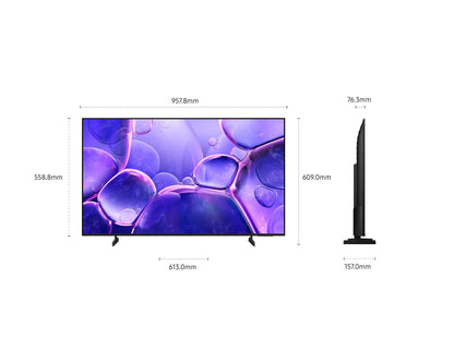 Samsung Crystal UHD 4K U80F LED Smart TV - 43 Zoll