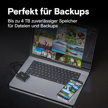 Crucial X9 Portable Externe SSD 4TB – Hochleistung USB-C 3.2