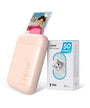 Liene Pearl K100 Mini-Fotodrucker mit ZINK, Bluetooth 5.0, Rosa, kompakter Drucker für selbstklebende 2x3-Fotos