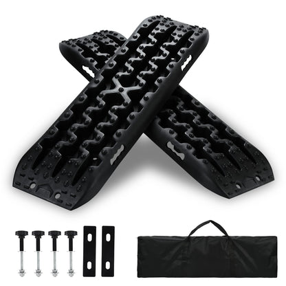 Lospitch Anfahrhilfe Recovery Board 2er-Set für Sand, Schnee, Schlamm aus verstärktem Nylon