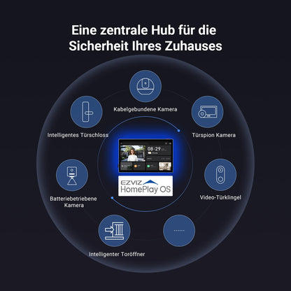 EZVIZ HP7 Pro 4K Türsprechanlage mit 8" Touchscreen - 2-Draht Bus