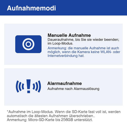 WIWACAM MW5 2K WLAN Mini Kamera mit Nachtsicht und Bewegungserkennung