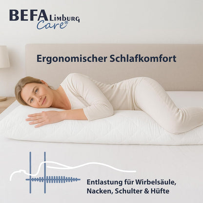 BEFA CARE Seitenschläferkissen 40x145 cm extra fest, OEKO-TEX