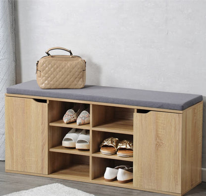 Kesper Schuhschrank mit Sitzkissen Sonoma Eiche 15928 13