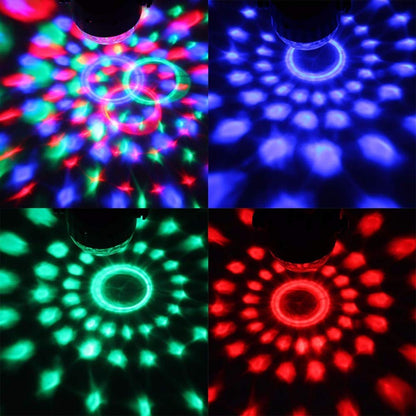 CATPOWER Mini-Discokugel LED-Partylicht mit Fernbedienung, 4er-Pack