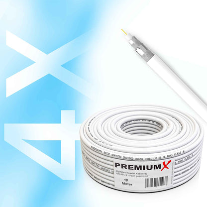 PremiumX Camping SAT-Anlage mobil im Koffer Single LNB