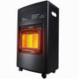 Tronitechnik® Gasheizgerät 4200W mobil für Gasflaschen. Rechteckiges, graues Gerät auf Rollen zum Heizen mit Gasflaschen.