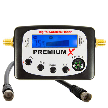PremiumX Mobile Camping SAT Set - Single LNB Koffer Stativ