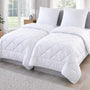 MALIKA Bettdecke 135x200 im Doppelpack mit 2 Kopfkissen 80x80 aus Mikrofaser