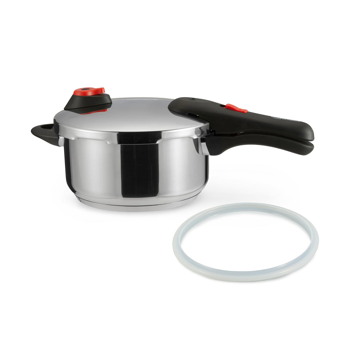 Amazon Basics Schnellkochtopf Edelstahl induktionsgeeignet 4 Liter, 22 cm Durchmesser, für alle Herdarten