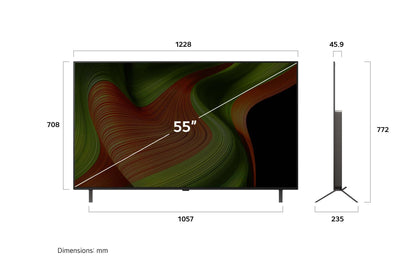 LG OLED55B59LA 4K OLED TV 55 Zoll 120Hz - 2025 Modell
