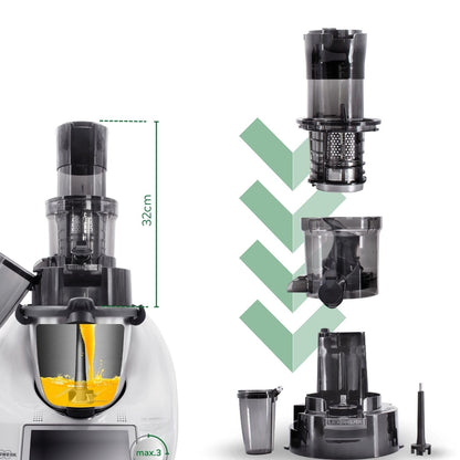 Leckerhelfer SaftPRO Kaltentsafter für Thermomix TM6 TM5