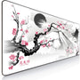 Nyfter Fuji Gaming Mauspad 3XL - Sakura Weiss 1200x600mm. Großes, rechteckiges, weißes Mauspad für präzise Mausführung beim Gaming.