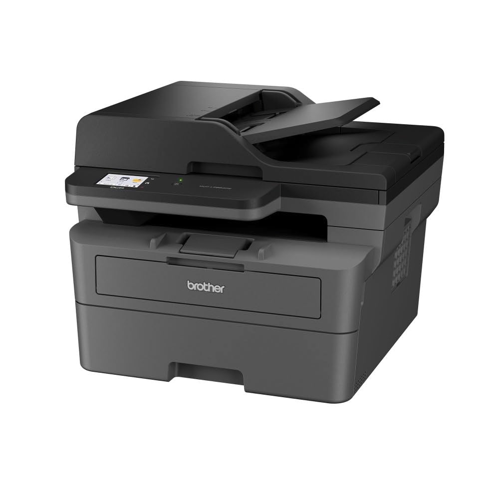 Brother DCP-L2665DW Multifunktions Laserdrucker Monochrom WLAN. Kompakter, schwarzer Drucker für S/W-Druck, Scan, Kopie über WLAN.