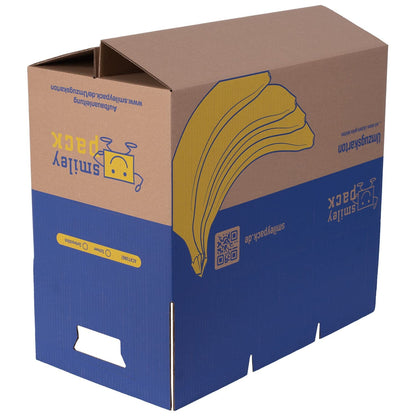 smiley pack Umzugskartons 25 Stück 600 x 328 x 340 mm bis 40 kg