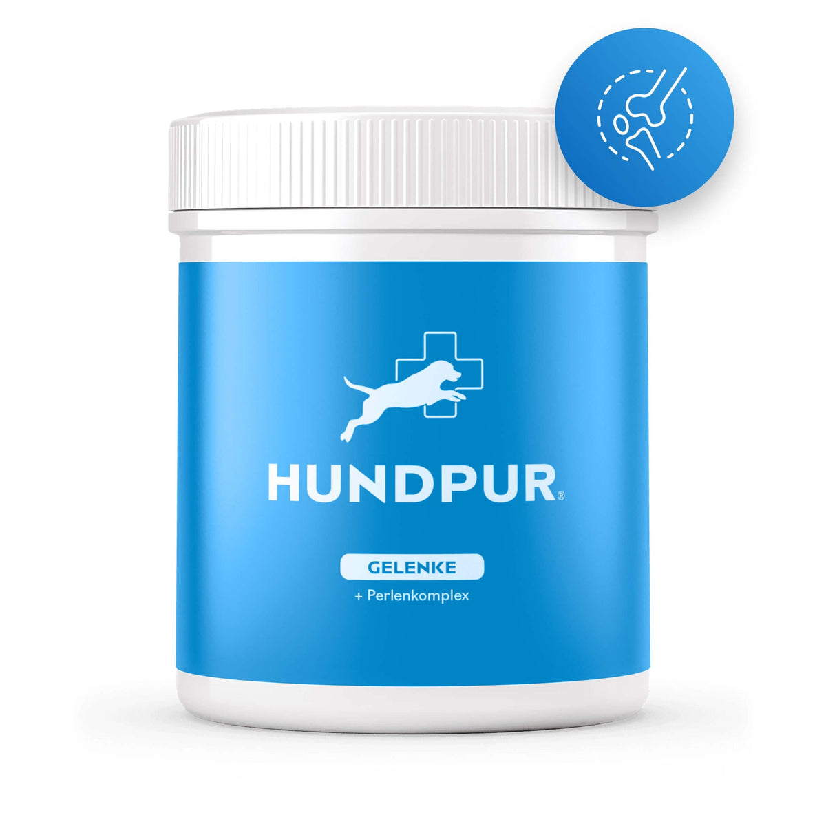 Hundpur Gelenke Ergänzungsfuttermittel für Hunde, 300 g Pellets in Dose