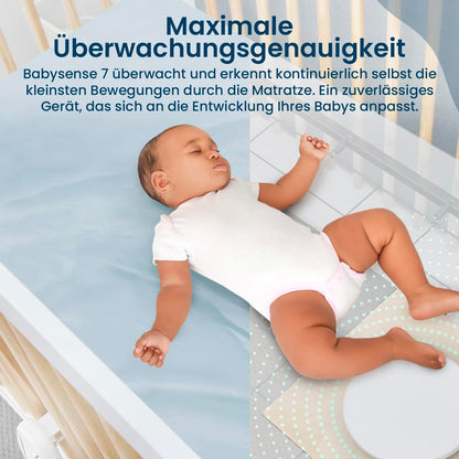 Babysense 7 kontaktloser Baby-Bewegungsmonitor mit 2 Sensormatten