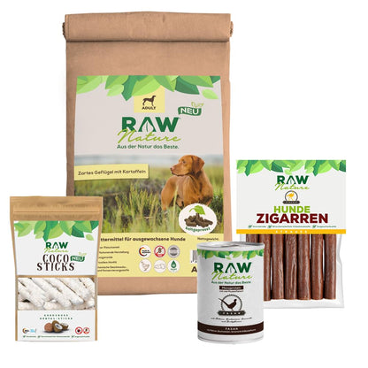 RAW Nature Kaltgepresstes Hundefutter Adult Huhn 12kg