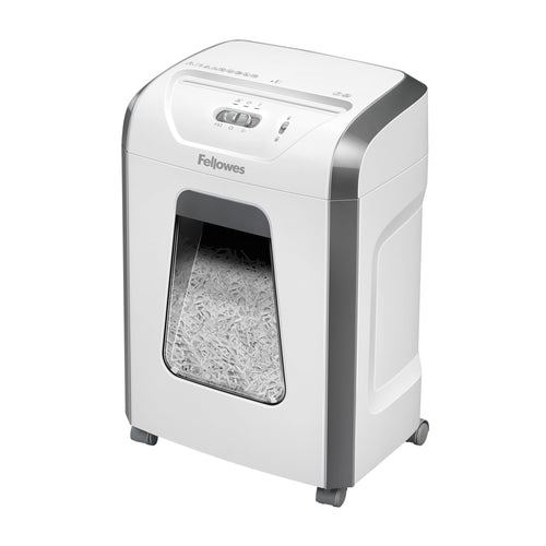 Fellowes Powershred 15C Aktenvernichter Querschnitt P4 - 15 Blatt Weiss. Weisser Aktenvernichter; P4-Querschnitt für sichere Daten.