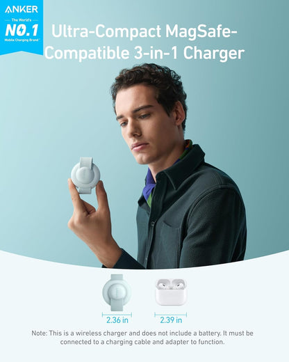Anker MagGo 3-in-1 Kabellose Ladestation EU/US/UK