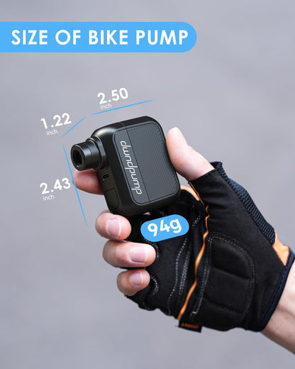 dwndpump AS110 Mini Fahrradpumpe elektrisch, 100 PSI Akku-Luftpumpe