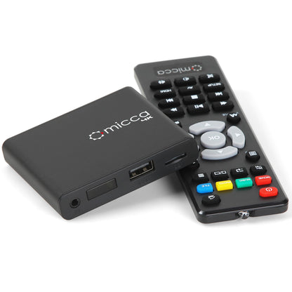 Micca Speck 4K Ultra-HD Medienplayer für USB und MicroSD mit HDMI- und AV-Ausgang