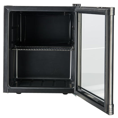METRO Professional Mini-Kühlschrank GPC1046, 46 L, Glastür, schwarz