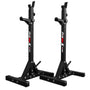 K-Sport Squat Rack I Kniebeugenständer - Verstärkt bis 250 kg. Robuste, schwarze Hantelablage für sicheres Gewichtstraining.