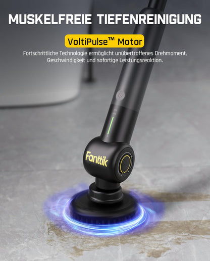 Fanttik Flip G9 Pro Elektrische Reinigungsbürste, IPX7, Schwarz