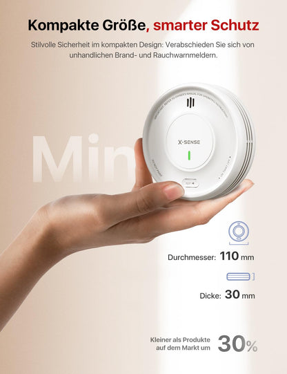 X-Sense Smart Rauchmelder WLAN XS0D-MR61 mit Basisstation SBS50