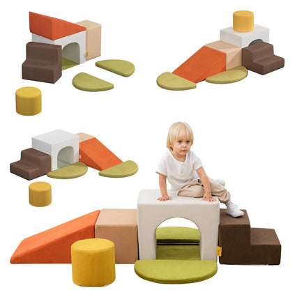 BanaSuper Kinder Schaumstoff Kletterblöcke Bausteine Set - bunt XXL
