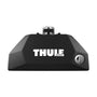 Thule Evo Flush Rail Dachträger-Fuss-Set 4er-Pack Schwarz. Montage von Dachträgern auf Fahrzeugen mit Flush Rail.