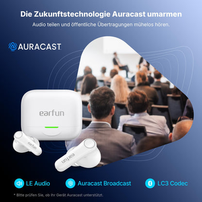 EarFun Air Pro 4+ In-Ear Bluetooth Kopfhörer mit Noise Cancelling