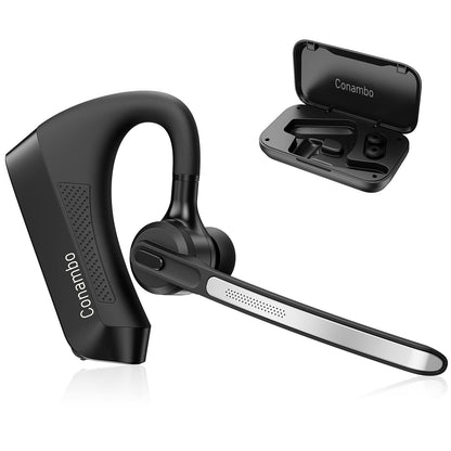 Conambo K21 Bluetooth Headset mit Mikrofon und Geräuschunterdrückung, In-Ear-Headset mit Mikrofonausleger