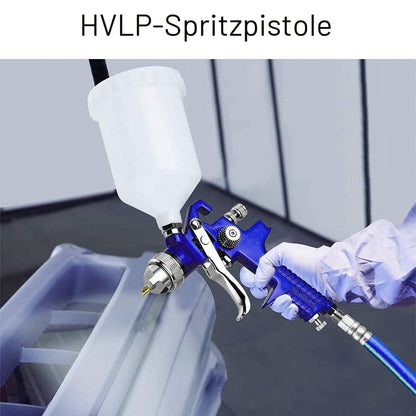 LSDZHK HVLP Farbsprühpistolen-Set 0,8/1,4 mm Düse, 2-teilig