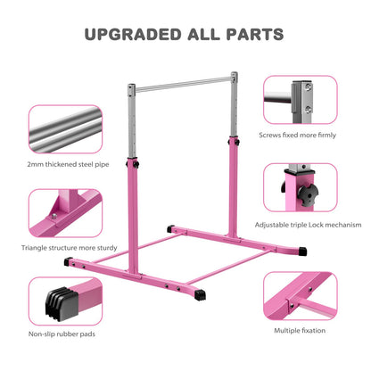 Mosebears Gymnastikstange Kinder – Höhenverstellbar 90-150cm