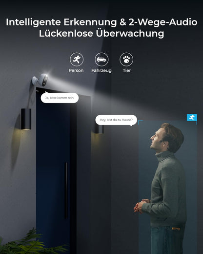 Reolink Lumus-2K 4MP Überwachungskamera Aussen Dualband WLAN