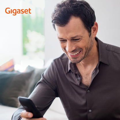 Gigaset AS690A Quattro Schnurlose DECT-Telefone mit AB – Schwarz