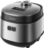 Midea Digitaler Reiskocher 2L Klein Multicooker – Schwarz/Silber. Schwarzer/silberner Reiskocher. Kocht digital Reis und bereitet Speisen präzise zu.