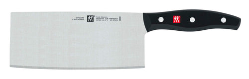 ZWILLING Twin Pollux Chinesisches Kochmesser – 18.5 cm Klinge. Rechteckige Stahlklinge. Zum Schneiden und Zerkleinern von Lebensmitteln.