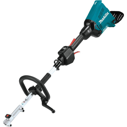 Makita DUX60Z Akku Multifunktionsantrieb 2 – 18V Solo. Blauschwarzer Motorblock. Dient als Akku-Antrieb für Werkzeugvorsätze.