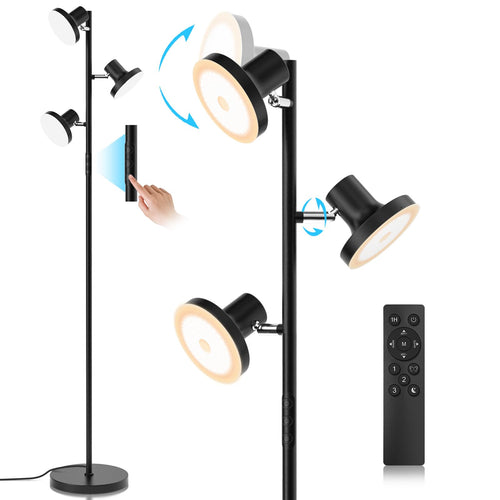 SIBRILLE Stehlampe LED Deckenfluter Dimmbar - CCT 36W: Schlanke Lampe für indirektes, dimmbares Raumlicht mit CCT-Farbtemperatur.