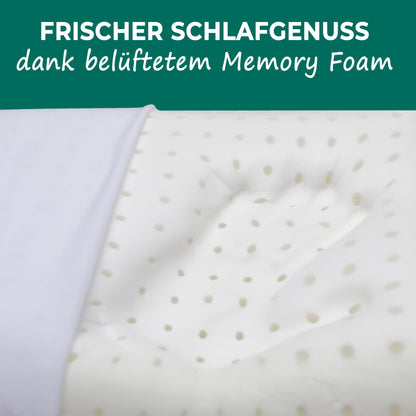 KNERST Nackenstützkissen Memory Foam orthopädisch Höhe 9 cm